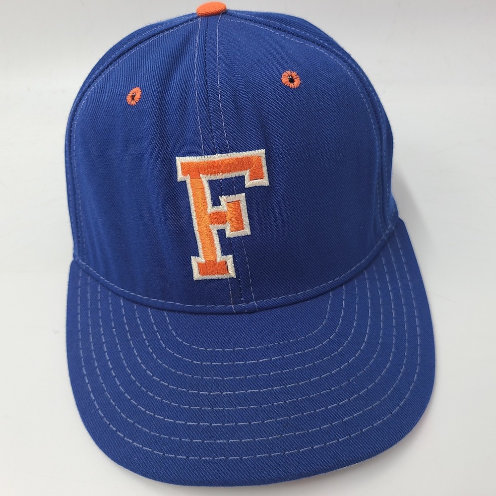 Vintage Florida Gators Hat Fitted 7 1/2 Pro Line Blue Orange NCAA University Men